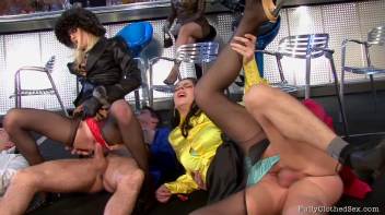 Fully Clothed Group Fuck Screencap 94 on www.sinx.com