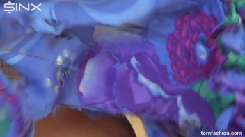 Busty Brunette Rips Her Top To Shreds Screencap 57 on www.sinx.com