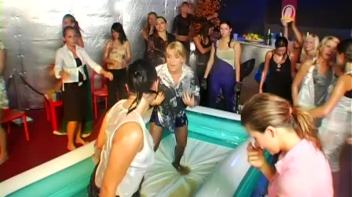 Aggressive, Sexy Babes Sling Oil Screencap 4 on www.sinx.com