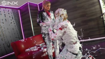 Wet And Messy Foam Covered Females Screencap 86 on www.sinx.com