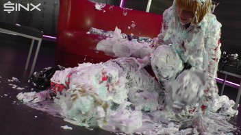 Wet And Messy Foam Covered Females Screencap 100 on www.sinx.com