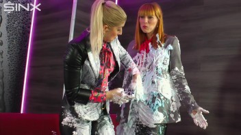 Wet And Messy Foam Covered Females Screencap 59 on www.sinx.com