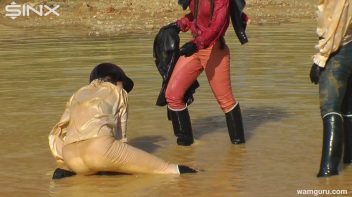 Muddy Catfight Leaves Stable Girls Wet And Messy Screencap 90 on www.sinx.com