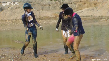 Muddy Catfight Leaves Stable Girls Wet And Messy Screencap 42 on www.sinx.com