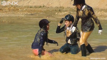 Muddy Catfight Leaves Stable Girls Wet And Messy Screencap 47 on www.sinx.com