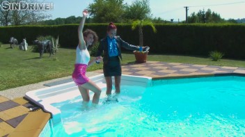 Rimming At The Rim Of The Pool!  Wetlook Lesbos Love That Ass! Screencap 17 on www.sinx.com