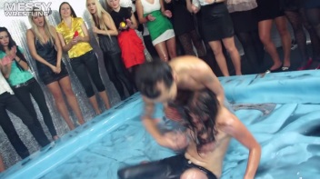 Oily Wrestling: Jeans And Tattoos For The Win! Screencap 75 on www.sinx.com
