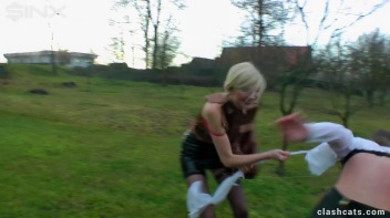 Sexy Babes Rip Clothes in Heated Catfight - Cam 1 Screencap 12 on www.sinx.com