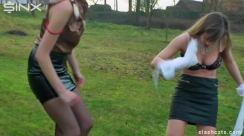 Sexy Babes Rip Clothes in Heated Catfight - Cam 1 Screencap 15 on www.sinx.com