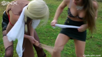 Sexy Babes Rip Clothes in Heated Catfight - Cam 1 Screencap 17 on www.sinx.com