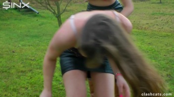 Sexy Babes Rip Clothes in Heated Catfight - Cam 1 Screencap 25 on www.sinx.com