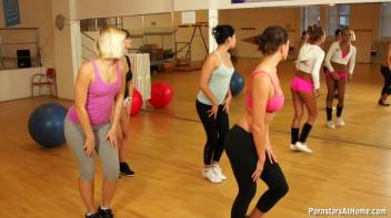 Aerobic Skills Put To The Fuck Test Part 1 Screencap 1 on www.sinx.com