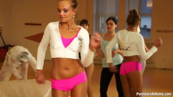 Aerobic Skills Put To The Fuck Test Part 1 Screencap 10 on www.sinx.com