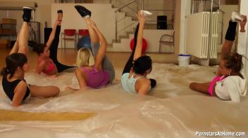 Aerobic Skills Put To The Fuck Test Part 1 Screencap 17 on www.sinx.com