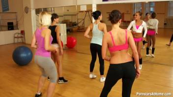 Aerobic Skills Put To The Fuck Test Part 1 Screencap 3 on www.sinx.com