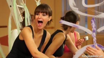 Aerobic Skills Put To The Fuck Test Part 1 Screencap 35 on www.sinx.com