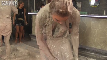 Mud Wrestling: Sisters Go Head To Toe Slop-Fest! Screencap 38 on www.sinx.com