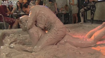 Mud Wrestling: Sisters Go Head To Toe Slop-Fest! Screencap 45 on www.sinx.com
