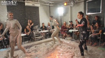 Mud Wrestling: Sisters Go Head To Toe Slop-Fest! Screencap 73 on www.sinx.com