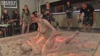 Mud Wrestling: Sisters Go Head To Toe Slop-Fest! Screencap 81 on www.sinx.com