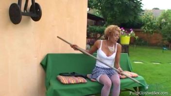 Backyard Masturbation Turns Hardcore Screencap 3 on www.sinx.com