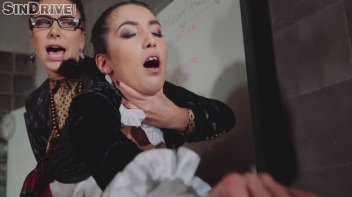 The Bladder Lesson: Very Hands On Lesbo Piss Training! Screencap 82 on www.sinx.com