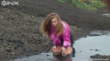 Spoilt Brat Loses It And Falls Into Muddy Puddle - Cam 2 Screencap 17 on www.sinx.com