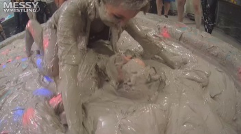 Messy Wrestling: Fully Clothed Fueds In The Mud! 4 No Mercy Catfighters Get Their Slop On! Screencap 90 on www.sinx.com