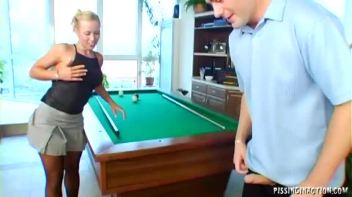 Playing Pool For All The Piss Screencap 6 on www.sinx.com