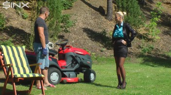 Hot Blonde Shower In Piss By Gardener Screencap 2 on www.sinx.com