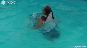 Sexy Swim Babes Play In The Pool Screencap 25 on www.sinx.com