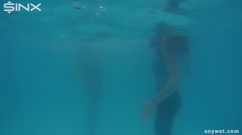 Sexy Swim Babes Play In The Pool Screencap 33 on www.sinx.com