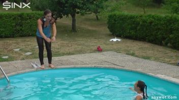 Sexy Swim Babes Play In The Pool Screencap 35 on www.sinx.com