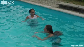 Sexy Swim Babes Play In The Pool Screencap 45 on www.sinx.com