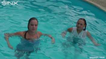 Sexy Swim Babes Play In The Pool Screencap 52 on www.sinx.com
