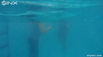 Sexy Swim Babes Play In The Pool Screencap 56 on www.sinx.com