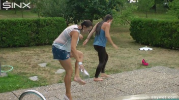 Sexy Swim Babes Play In The Pool Screencap 58 on www.sinx.com