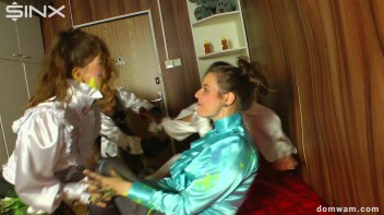 Dominated Girls Get Their Revenge With Messy Honey Screencap 13 on www.sinx.com