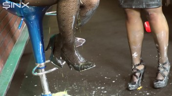 Satin Clad Babes Get Wet And Messy Screencap 53 on www.sinx.com