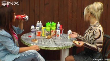 Cute Friends With A Sexy Food Fetish Screencap 6 on www.sinx.com