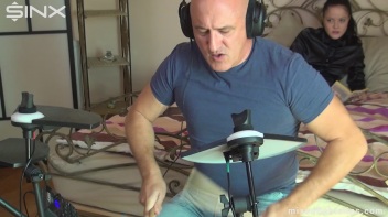 Drum Drives Them To Wrestle Screencap 3 on www.sinx.com