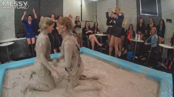 Messy Wrestling: Lost Footage Found!  2 Babes, 1 Battle - Dirty In The Mud At 1/2 Price!! Action Cam Footage! Screencap 25 on www.sinx.com