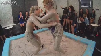 Messy Wrestling: Lost Footage Found!  2 Babes, 1 Battle - Dirty In The Mud At 1/2 Price!! Action Cam Footage! Screencap 28 on www.sinx.com