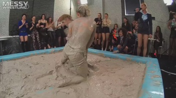 Messy Wrestling: Lost Footage Found!  2 Babes, 1 Battle - Dirty In The Mud At 1/2 Price!! Action Cam Footage! Screencap 30 on www.sinx.com