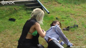 Catfighting Babes Tear Clothes And Get Wet In Pool Screencap 49 on www.sinx.com