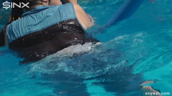 Cute Babes Get Soaked During Exercise - Cam 2 Screencap 33 on www.sinx.com