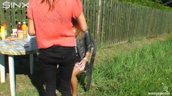 Girls Get Messy in Outdoor WAM Games! Screencap 17 on www.sinx.com