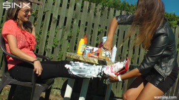 Girls Get Messy in Outdoor WAM Games! Screencap 8 on www.sinx.com