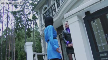 Christen The House With Some Pissin'!  High Class Lesbos Rain Down The Interracial Golden Showers! Screencap 11 on www.sinx.com