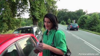 City Bitch Takes Piss For Directions Screencap 9 on www.sinx.com